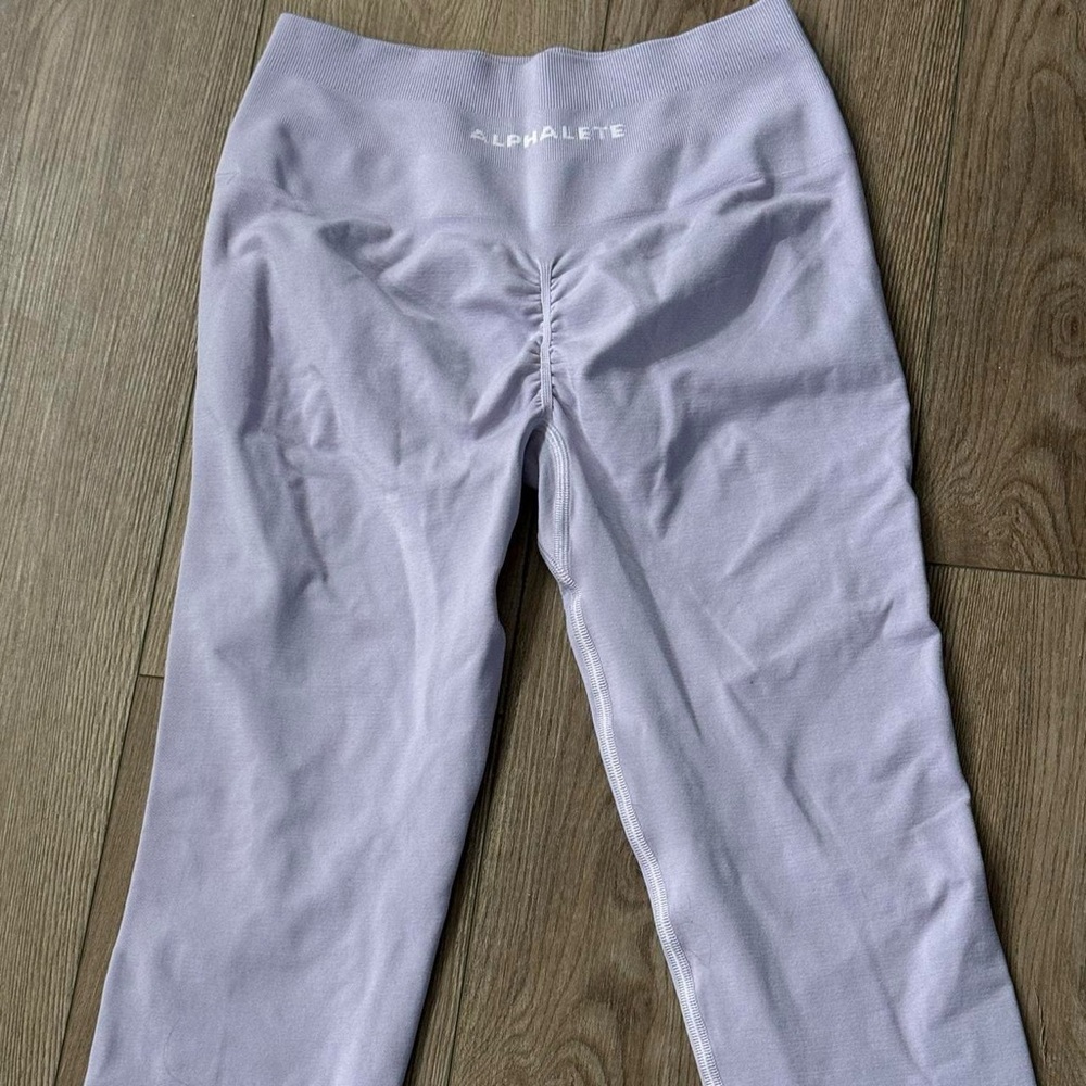 Alphalete Purple Leggings High-Rise Seamless